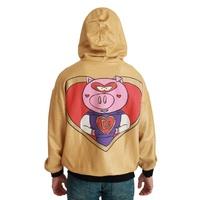 Dolce & Gabbana Men's Gold Pig of the Year Hooded Sweater - 46 IT thumbnail