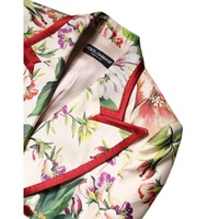 Dolce & Gabbana Women's Multicolor Floral Double Breasted Jacket - 42 IT thumbnail