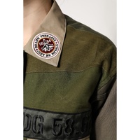Dolce & Gabbana Women's Military Green Cotton Button Down Jacket - 36 IT thumbnail