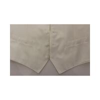 Dolce & Gabbana White Cotton Silk Blend Dress Vest 44 IT Men thumbnail