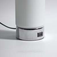 Julie Cylinder Touch Lamp with USB Port thumbnail