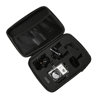 Shockproof Camera Bag for Sjcam and Selfie Stick - Portable 22x16x6cm thumbnail