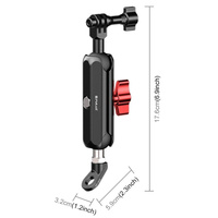 Adjustable Cnc Metal Motorcycle Rearview Arm Mount thumbnail