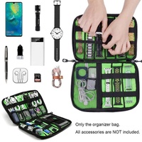 Portable Multifunctional u Disk Storage Bag for Mobile Phone Accessories - Yellow thumbnail