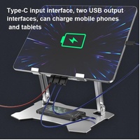 Aluminum Laptop Cooling Stand with 4 Fans thumbnail