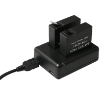 Usb Dual Battery Charger for Xiaomi Xiaoyi Ii 4k Camera thumbnail