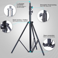 Professional Metal Lighting Stand For Studio Flash - 2.8M Height thumbnail