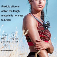 Magnetic Halter Bracket for Action Cameras - Compatible with Gopro Hero11 / Hero9 / Dji Action 3 Standard - Te Hnb 001 thumbnail