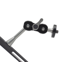 Yj Magic Arm Bracket Mount With 1 / 4 Inch Ball Head - Gun Gray thumbnail