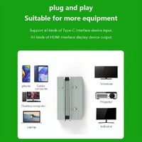 Vertical Laptop Docking Station with 4k / 60hz Type-c Hub - 10-In -1 Without Lan thumbnail