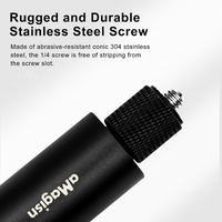 70cm Straight Pull Selfie Stick for Sports Cameras with 3 Jaw Screw - Single Rod thumbnail