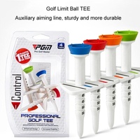 Adjustable Golf Tee Set - 4pcs / Box - 77mm Length - Aiming Assist thumbnail