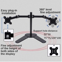 Adjustable Dual Monitor Stand for Desktop thumbnail