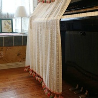 Lace Embroidered Piano Dust Cover - 150x35x110cm thumbnail