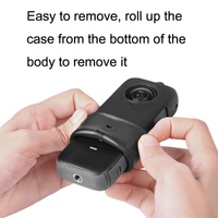 Silicone Protective Case for Insta360 one X2 with Red Lens Screen thumbnail