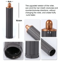 Enhanced Long Curling Nozzle for Dyson Airwrap Hair Dryer - Rose Red thumbnail