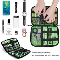 Portable Multifunctional u Disk Storage Bag for Mobile Phone Accessories - Purple thumbnail