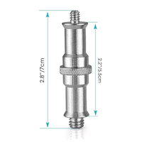 Aluminum Flash Light Bracket Adapter - 1 / 4 To 3 / 8 Screw Thread thumbnail
