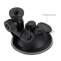 Universal Suction Cup Mount for Action Cameras with Tripod Adapter and Storage Bag thumbnail