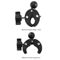 18cm Dual Head Motorcycle Handlebar Mount - 22Cm thumbnail