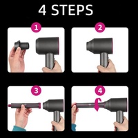Long Barrels for Dyson Hair Dryer - Curling Iron Accessory Pair thumbnail