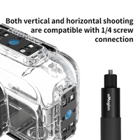 60m Waterproof Dive Shell for Magisn Camera - Horizontal & Vertical Shooting - For Insta360 Ace thumbnail