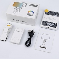 Rechargeable Clip Fill Light - 60 Leds 3 Light Modes Front & Back Clip a Type Blue - B Type Blue thumbnail