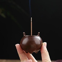 Hand-played Vatican Incense Burner - Pure Copper Small Antique thumbnail