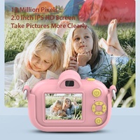 2.0-Inch 4X Zoom Hd Digital Camera For Kids - Blue - Yellow+32G thumbnail