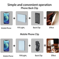 5w Mobile Phone Fill Light for Live Broadcast with Screen - V11 Cool & Warm thumbnail