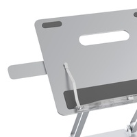 Portable Folding Laptop Stand with Adjustable Heat Dissipation - Book Clips thumbnail