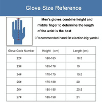 Sheepskin Anti-slip Golf Gloves for Men - Right Hand Size 27# thumbnail