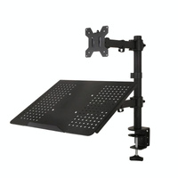 Rotatable Dual Screen Laptop Stand for Desktop thumbnail