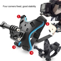 Universal Motorcycle Helmet Mount for Action Camera and Phone thumbnail