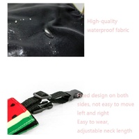 Refreshing Avocado Pet Scarf Three-Layer Thickened Waterproof Saliva Towel - Size M thumbnail