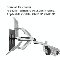 Adjustable Monitor Slide Rail Bracket For Easy Lifting And Rotation thumbnail