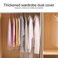 100 Disposable Transparent Dust Bags - 60x150cm - Pp Material thumbnail