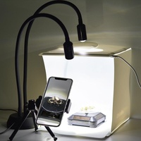 Adjustable Double-head Led Jewelry Table Lamp for Live Photos thumbnail