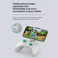 Wireless Bluetooth Game Controller For Switch Ios Android Pc Ps3 Ps4 - Black - White+Bracket thumbnail