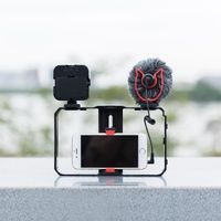 Vlogging Video Rig With Mic & Fill Light For Smartphone thumbnail