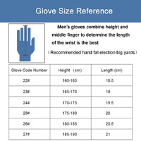 Sheepskin Anti-slip Golf Gloves - Left Hand Size 25# thumbnail