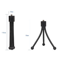 Metal Desktop Tripod Mount - Max Load 0.6kg - Unc1 / 4 Screw Interface thumbnail