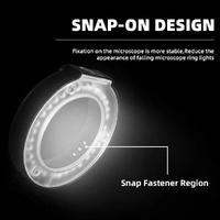 Adjustable Usb Microscope Ring Light - Kaisi Rl1 28 Beads thumbnail