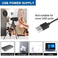 Dimmable Led Ring Lamp with Phone Tripod Stand thumbnail