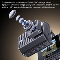4k Dual Dash Cam for Driving - Km15 thumbnail