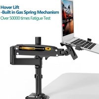 Full Motion Gas Spring Arm For 10-17 Inch Desktop / Laptop thumbnail