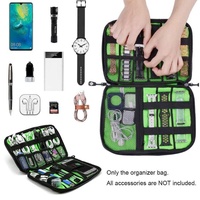 Portable Mobile Phone u Disk Storage Bag - Multifunctional Navy thumbnail