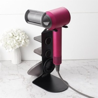 Universal Hair Dryer Stand No Drilling Black thumbnail