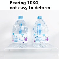 Desk Organizer Bracket for Elevated Computer Monitor - Wrought Iron - Deepen Dual Layer thumbnail