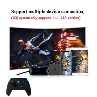 Wireless Game Controller for Android / Ios / Pc / Ps3 with Bluetooth 4.0 & Bracket - Blue thumbnail